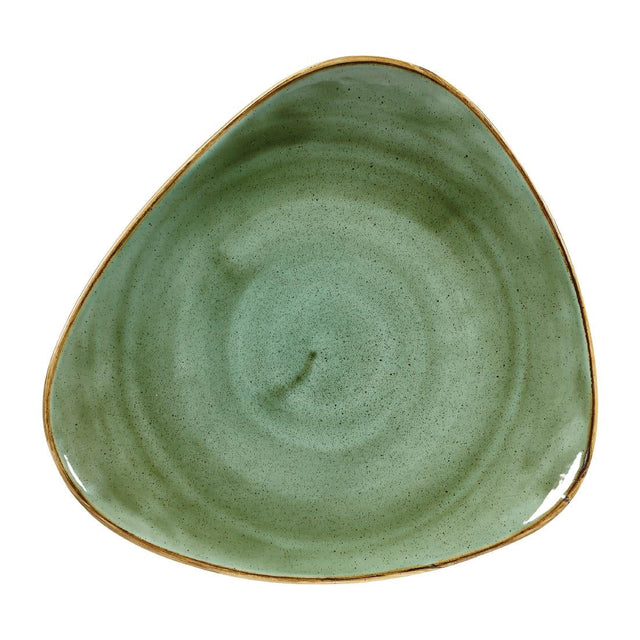 Churchill Stonecast Triangular Plates Samphire Green 311mm (Pack of 6) - DY046  Churchill