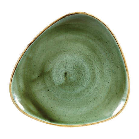 Churchill Stonecast Triangular Plates Samphire Green 229mm (Pack of 12) - DY048  Churchill