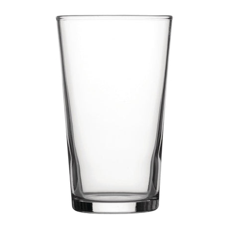 Utopia Nucleated Toughened Conical Beer Glasses 280ml CE Marked (Pack of 48) - DY269  Utopia