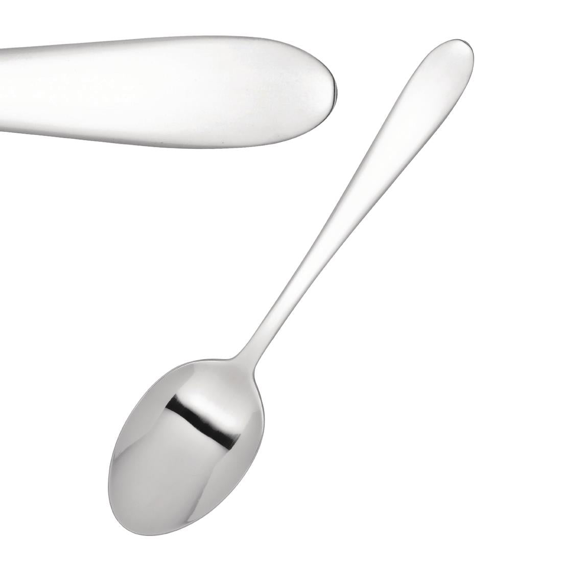 Utopia Manhattan Dessert Spoons (Pack of 12) - DY358  Utopia