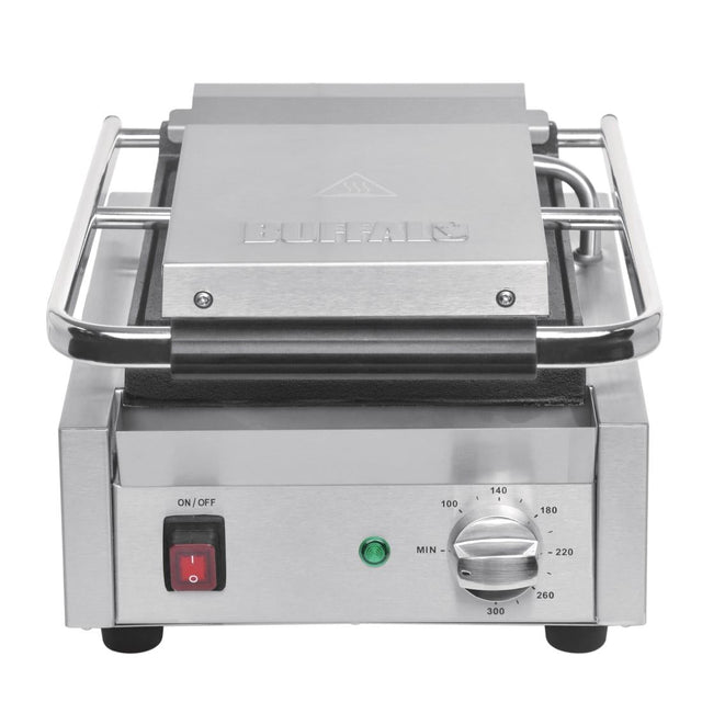 Buffalo Bistro Ribbed Contact Grill - DY993 Contact Grills & Panini Makers Buffalo