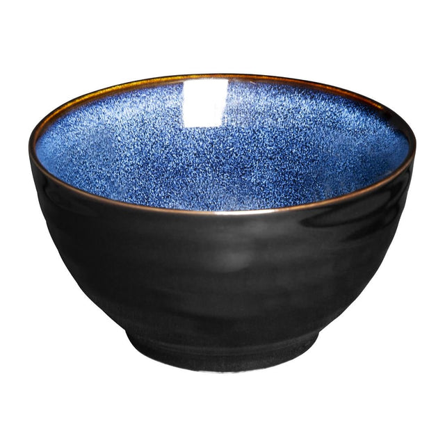 Olympia Luna Midnight Blue Footed Bowls 150mm (Pack of 6) - DZ775  Olympia