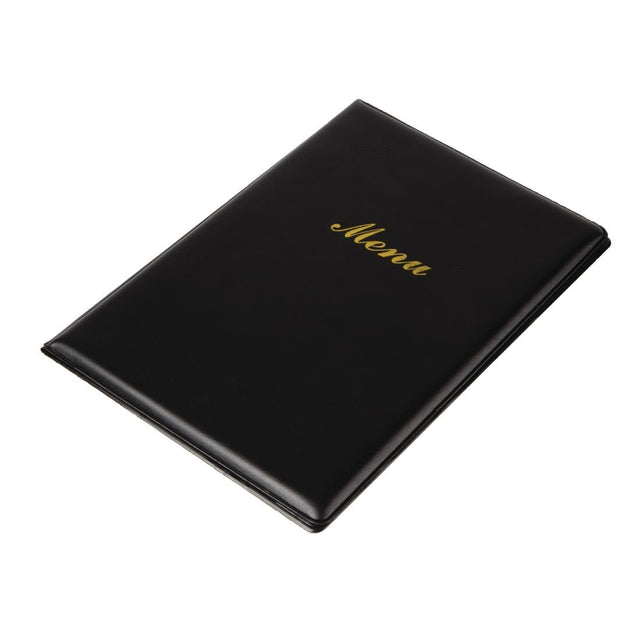 Olympia PVC Menu Cover A5 Black - E219  Olympia