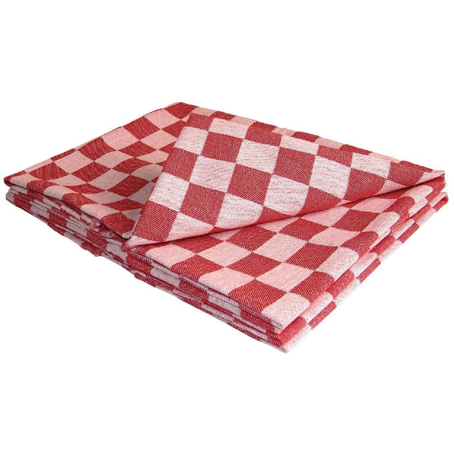 Vogue Chef Tea Towel Red - E579  Vogue