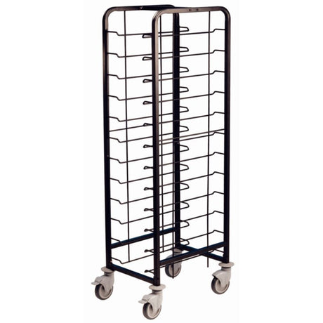 EAIS Powder Coated Enamel Clearing Trolley 12 Shelves - DP290 Self Clearing Trolleys EAIS