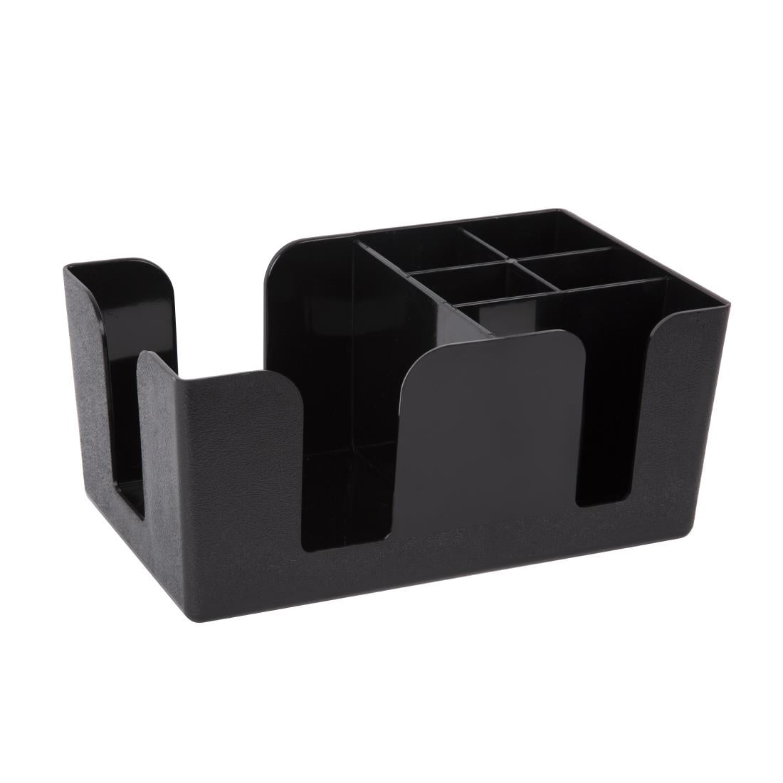 Olympia Kristallon Plastic Bar Caddy Black - F980  Olympia