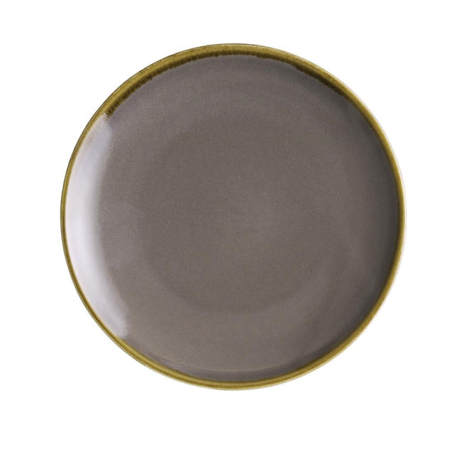 Olympia Kiln Smoke Round Coupe Plates 180mm (Pack of 6) - FA027  Olympia