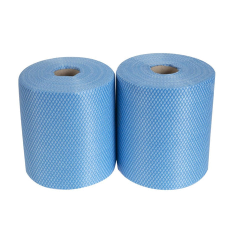 EcoTech Envirolite Super Antibacterial Cleaning Cloths Blue (Roll of 2 x 500) - FA204  EcoTech