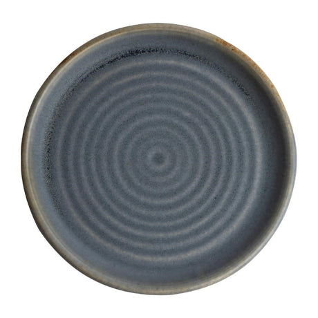 Olympia Canvas Small Rim Round Plate Blue Granite 180mm (Pack of 6) - FA302  Olympia