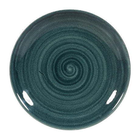 Churchill Stonecast Patina Coupe Plates Rustic Teal 165mm (Pack of 12) - FA593  Churchill