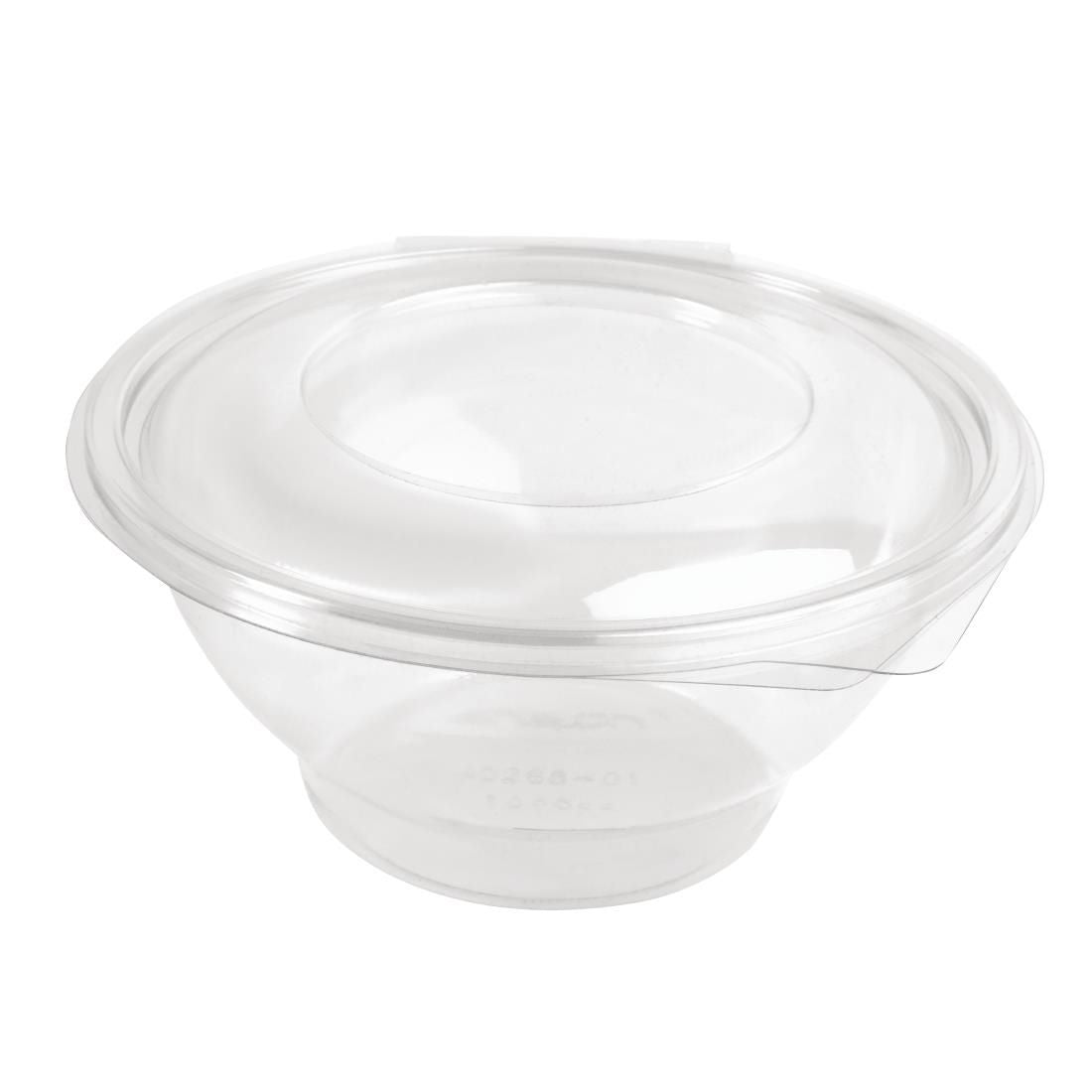 Faerch Contour Recyclable Deli Bowls With Lid 1000ml / 35oz (Pack of 200) - FB370 Takeaway Food Containers Faerch