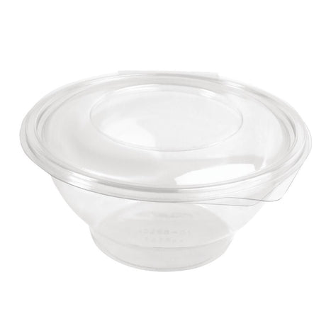 Faerch Contour Recyclable Deli Bowls With Lid 1000ml / 35oz (Pack of 200) - FB370 Takeaway Food Containers Faerch