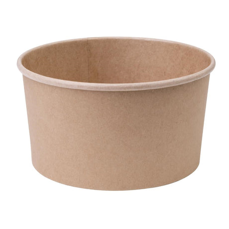 Fiesta Compostable Round Kraft Salad Bowls 1000ml / 35oz (Pack of 300) - FB198  Fiesta