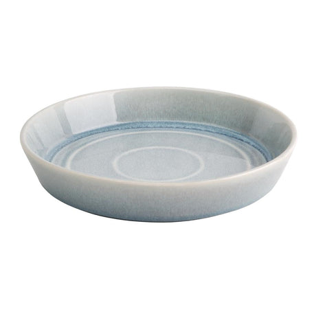 Olympia Cavolo Flat Round Bowls Ice Blue 220mm (Pack of 4) - FB566  Olympia