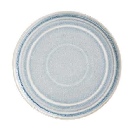 Olympia Cavolo Flat Round Plates Ice Blue 220mm (Pack of 6) - FB568  Olympia