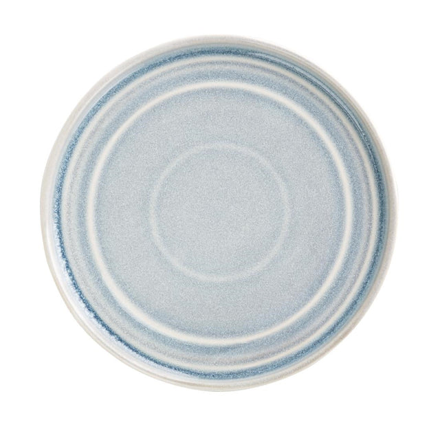 Olympia Cavolo Flat Round Plates Ice Blue 220mm (Pack of 6) - FB568  Olympia