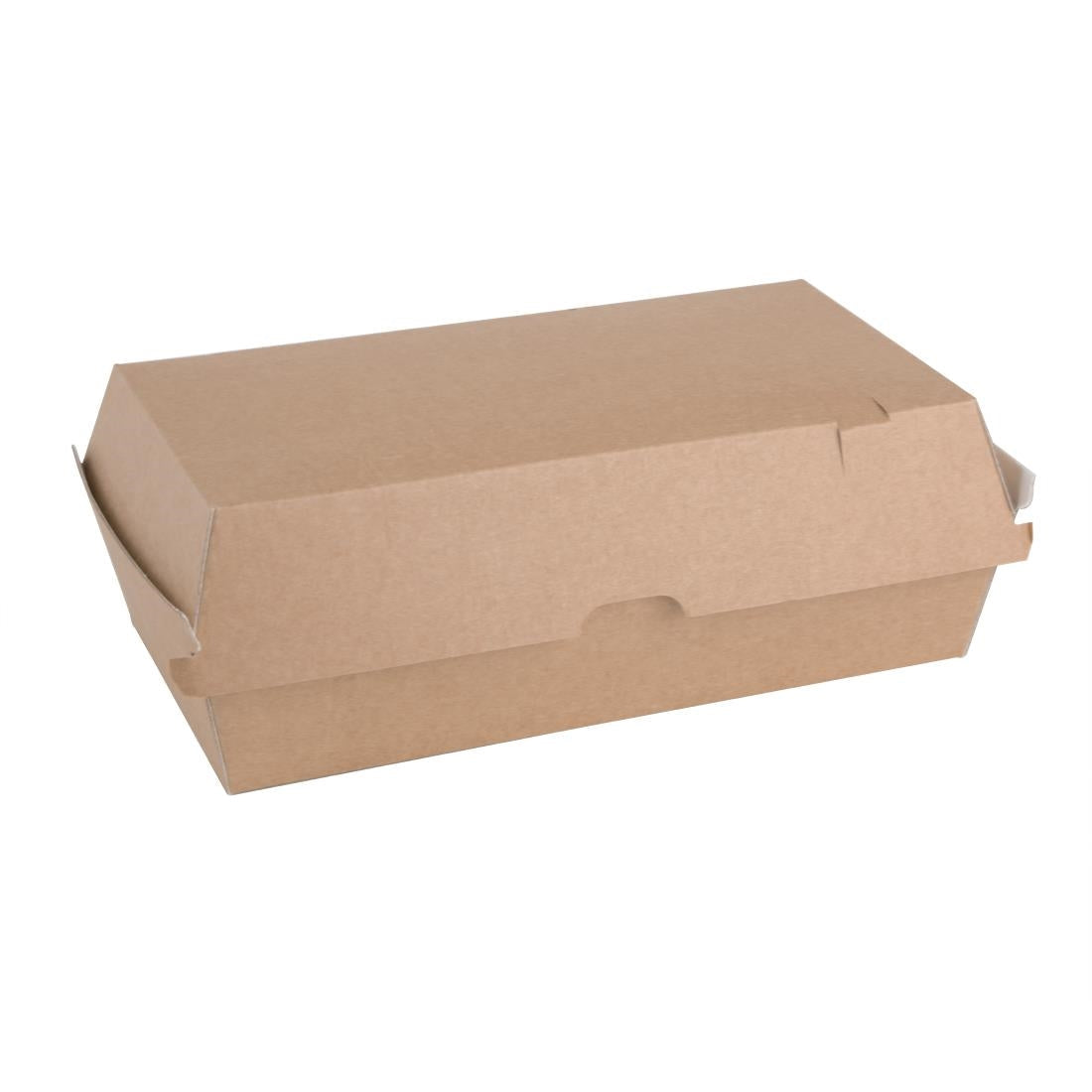 Fiesta Green Compostable Kraft Food Boxes Large 204mm (Pack of 100) - FB667 Takeaway Food Containers Fiesta Green