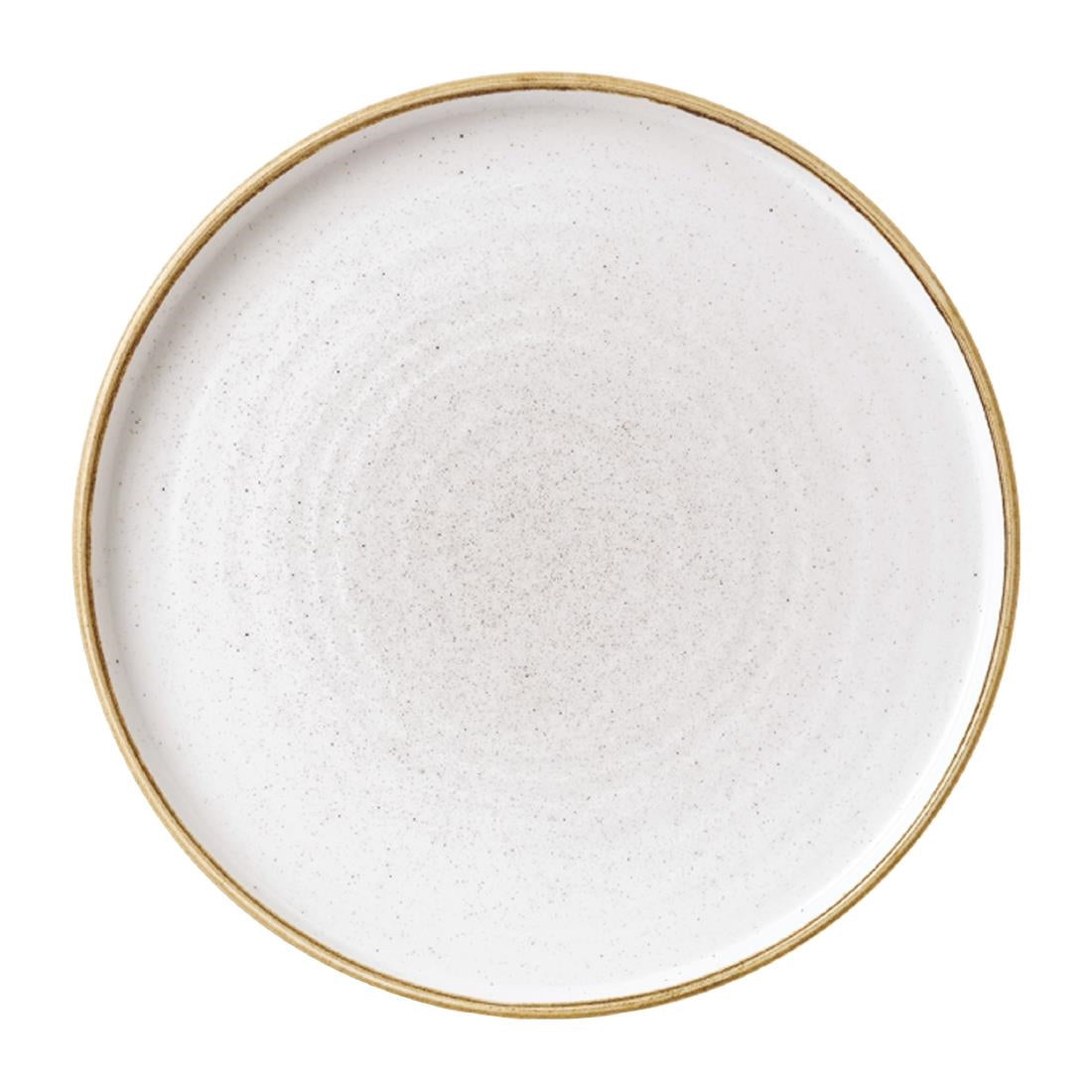 Churchill Stonecast Walled Chefs Plates Barley White 260mm (Pack of 6) - FC161  Churchill