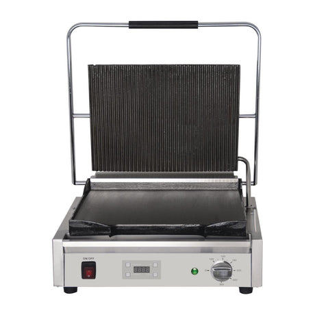 Buffalo Large Ribbed Top Contact Grill - FC382 Contact Grills & Panini Makers Buffalo