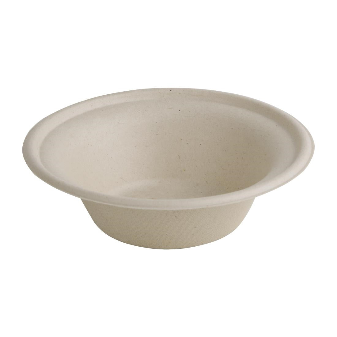 Fiesta Compostable Bagasse Round Bowls Natural Colour 11oz (Pack of 50) - FC543  Fiesta