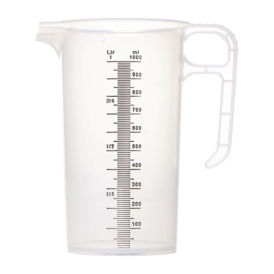 Pro-Measures Polypropylene Measuring Jug 1Ltr - FD326  Pro-Measures