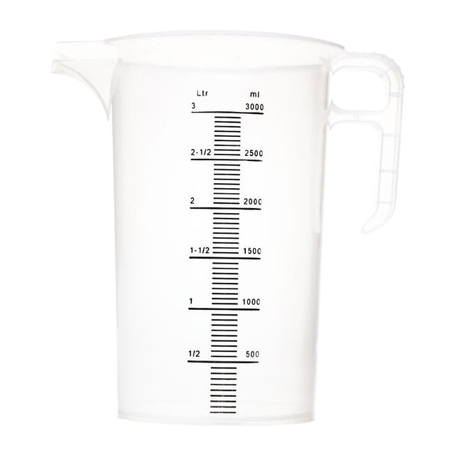 Pro-Measures Polypropylene Measuring Jug 3Ltr - FD328  Pro-Measures