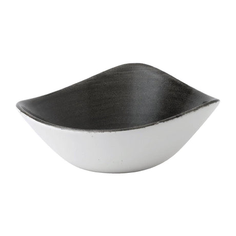 Churchill Stonecast Patina Lotus Bowl Iron Black 178mm (Pack of 12) - FD870  Churchill