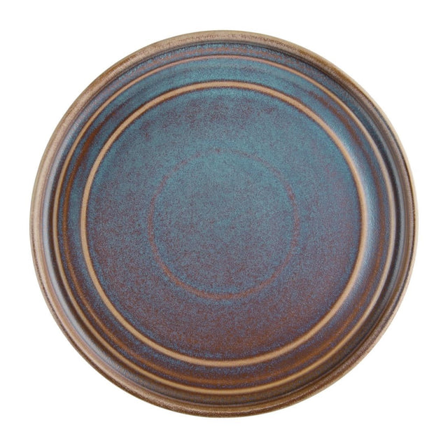 Olympia Cavolo Flat Round Plates Iridescent 220mm (Pack of 6) - FD915  Olympia