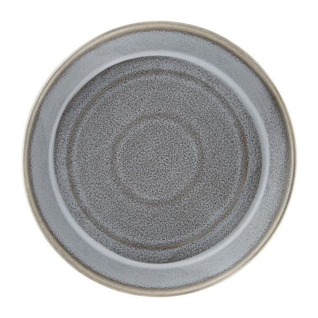 Olympia Cavolo Flat Round Bowls Charcoal Dusk 220mm (Pack of 4) - FD919  Olympia