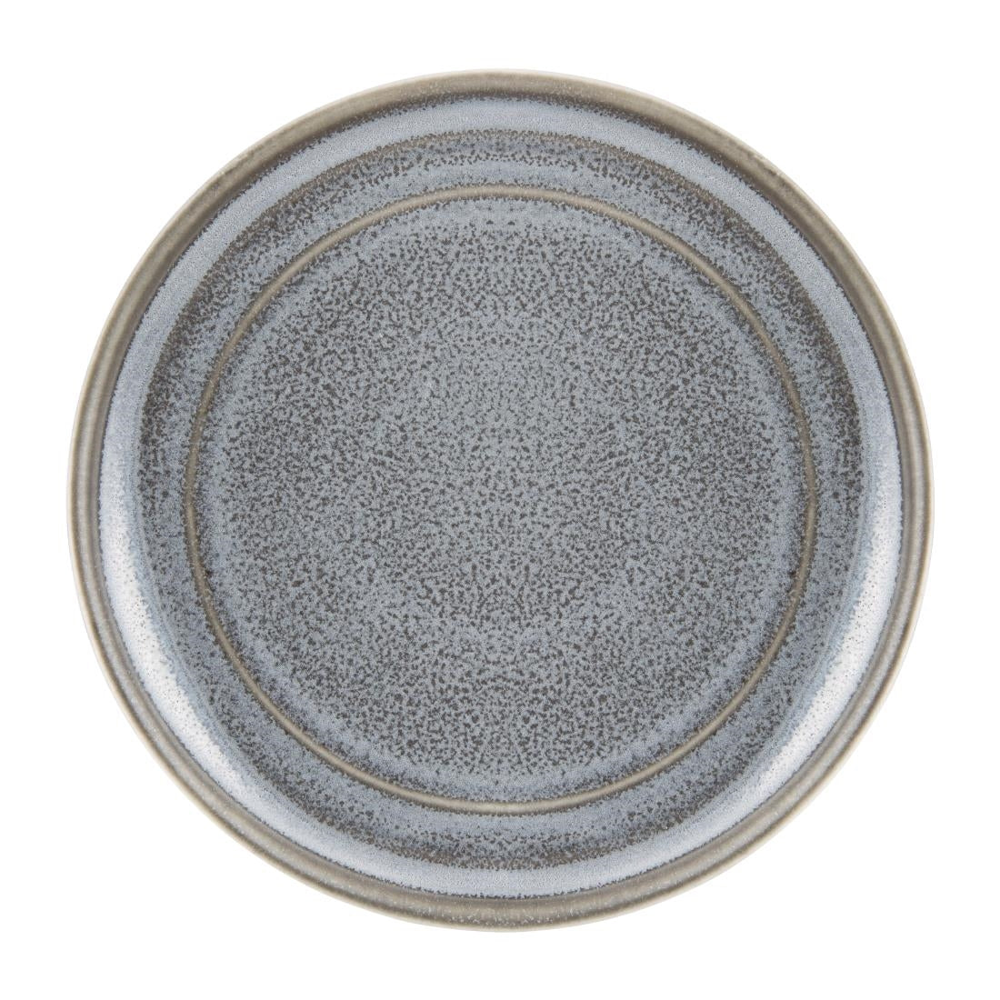 Olympia Cavolo Flat Round Plates Charcoal Dusk 180mm (Pack of 6) - FD920  Olympia