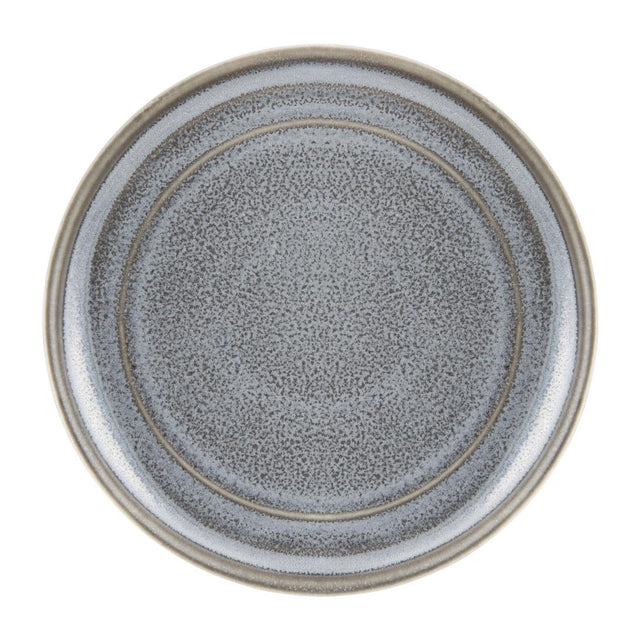 Olympia Cavolo Flat Round Plates Charcoal Dusk 180mm (Pack of 6) - FD920  Olympia