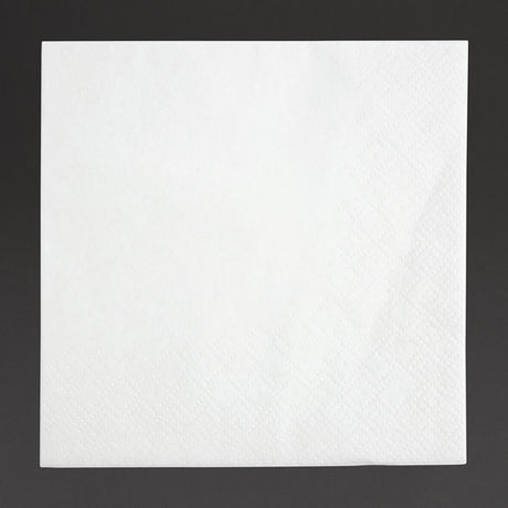 Fiesta Recyclable Cocktail Napkin White 24x24cm 2ply 1/4 Fold (Pack of 4000) - FE216  Fiesta