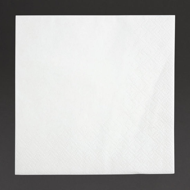 Fiesta Recyclable Cocktail Napkin White 24x24cm 2ply 1/4 Fold (Pack of 4000) - FE216  Fiesta