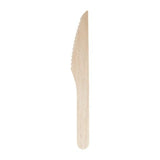 Fiesta Green Biodegradable Disposable Wooden Knives (Pack of 100) - CD902 Disposable Cutlery Fiesta Green