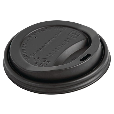 Fiesta Green Compostable Coffee Cup Lids 340ml / 12oz (Pack of 1000) - DS053 Disposable Cups Fiesta Green