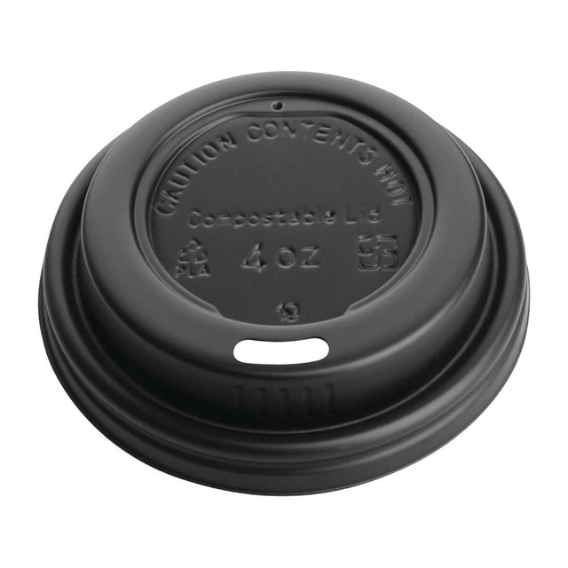 Fiesta Green Compostable Espresso Cup Lids 113ml / 4oz (Pack of 50) - DY982 Disposable Cups Fiesta Green