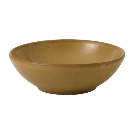 Churchill Super Vitrified Nourish Petra Sand Shallow Bowl 7oz (Box 12) - FJ692  Churchill