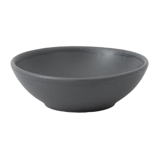 Churchill Super Vitrified Nourish Seattle Grey Shallow Bowls 9oz (Pack of 12) - FJ701  Churchill