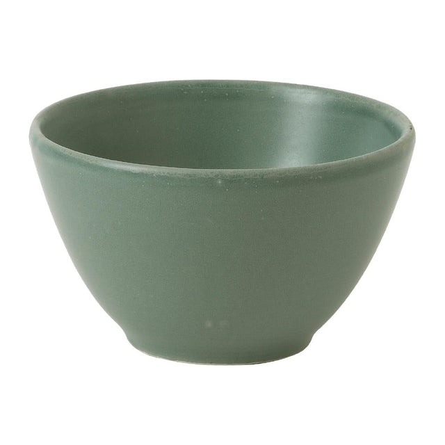 Churchill Super Vitrified Nourish Andorra Green Deep Bowls 102mm (Pack of 12) - FJ713  Churchill