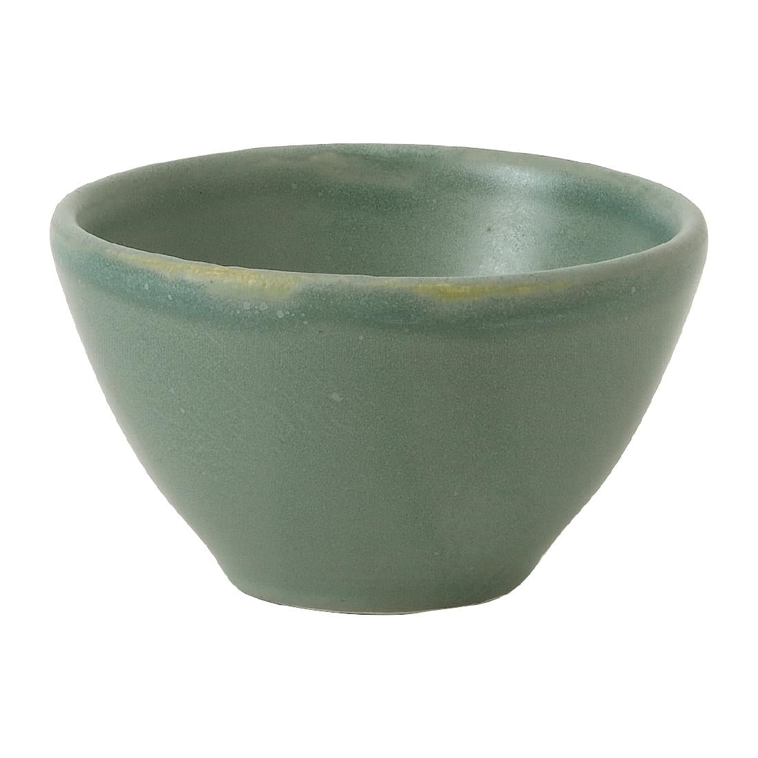 Churchill Super Vitrified Nourish Andorra Green Dip Pots 70mm (Pack of 12) - FJ716  Churchill