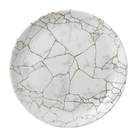 Studio Prints Kintsugi Agate Grey Coupe Plates 288mm (Pack of 12) - FJ800  Churchill