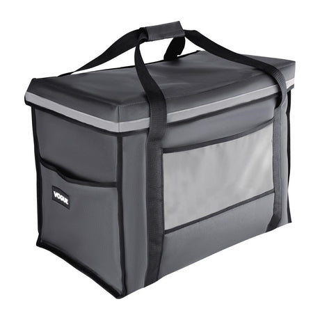 Vogue Insulated Folding Delivery Bag Grey 540x360x430mm - FR226  Vogue