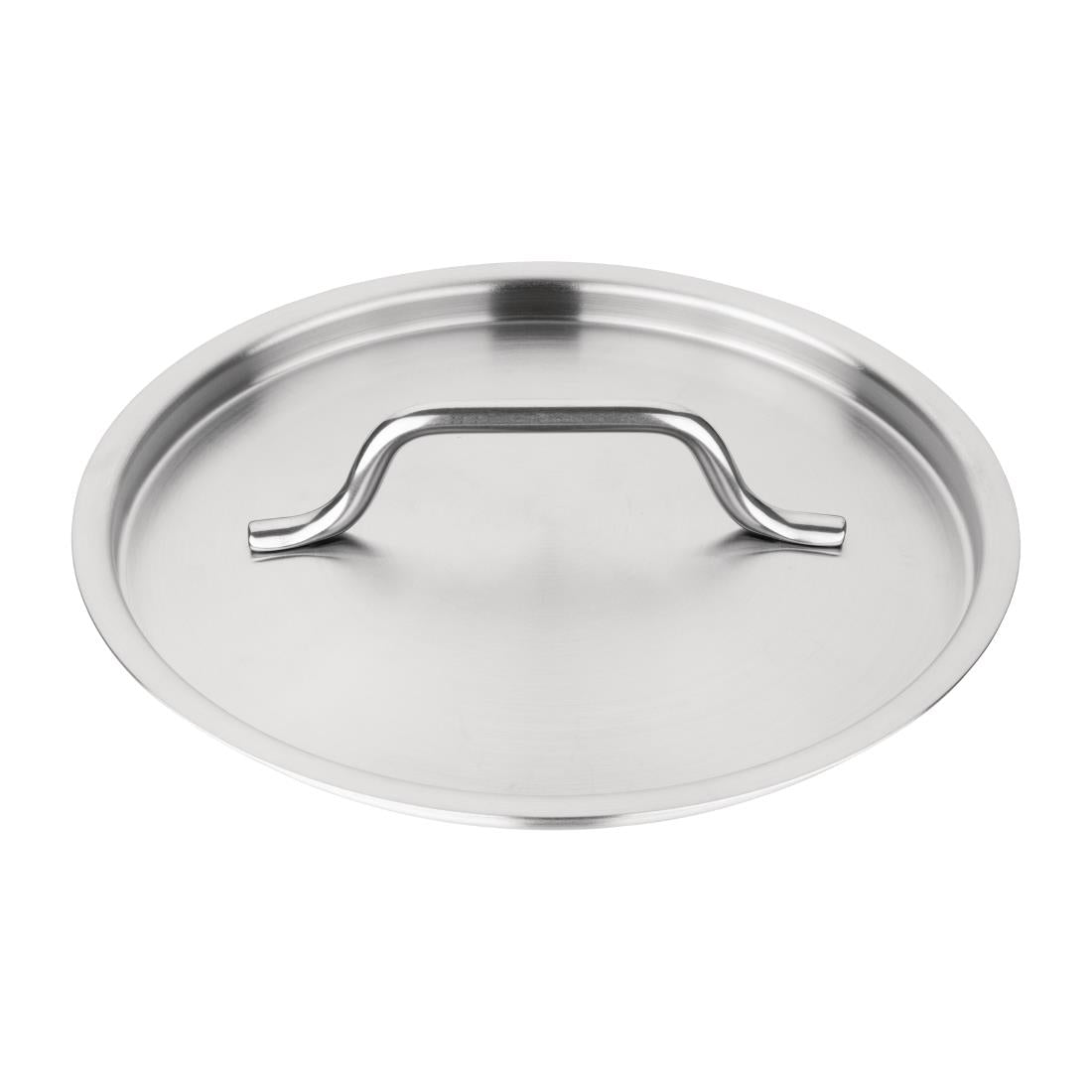 Vogue Stainless Steel Saucepan Lid 18cm - FS665  Vogue