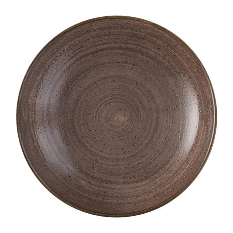 Churchill Stonecast Raw Evolve Coupe Bowls Brown 248mm (Pack of 12) - FS850  Churchill