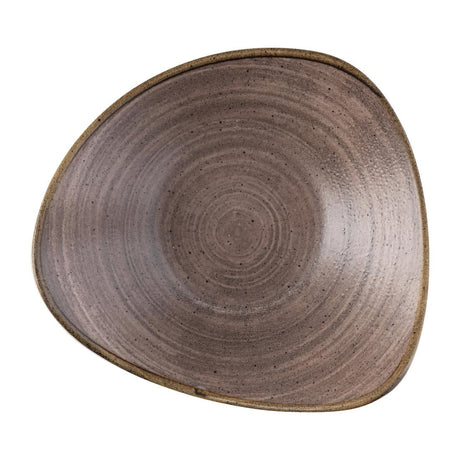 Churchill Stonecast Raw Lotus Bowl Brown 229mm (Pack of 12) - FS854  Churchill