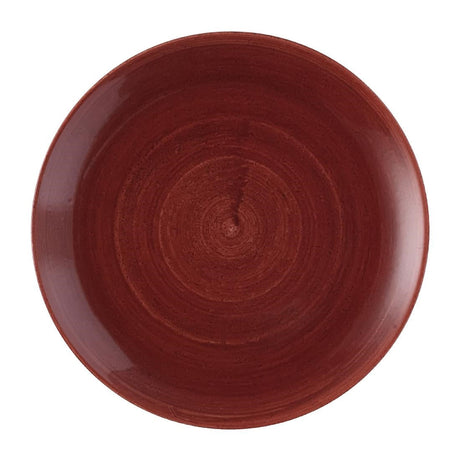 Churchill Stonecast Patina Red Rust Evolve Coupe Plates 286mm (Pack of 12) - FS880  Churchill