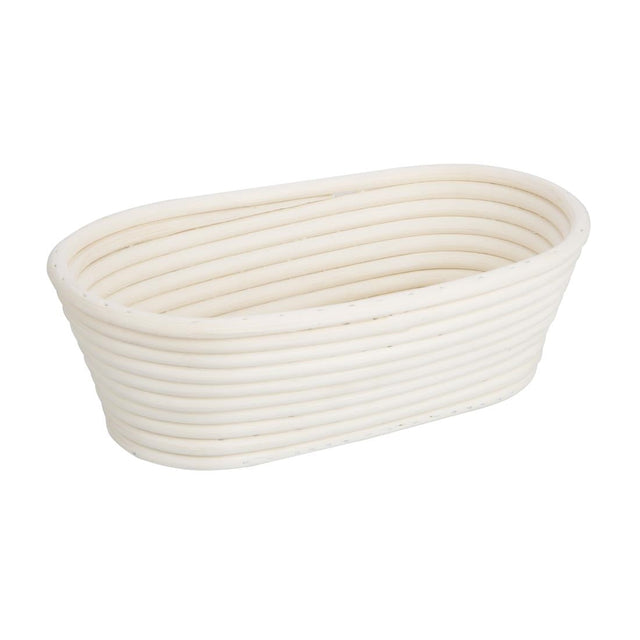 Vogue Rattan Proving Oval Basket 250x150x80mm - FT838  Vogue