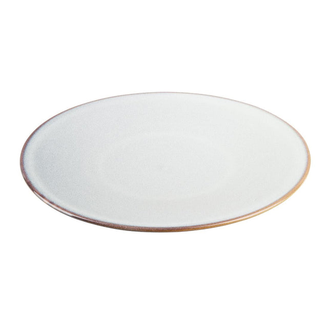 Olympia Drift Grey Plain Coupe Plate 280mm (Pack of 4) - FU187  Olympia