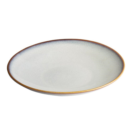 Olympia Drift Grey Plain Coupe Low Bowls 260mm (Pack of 4) - FU190  Olympia