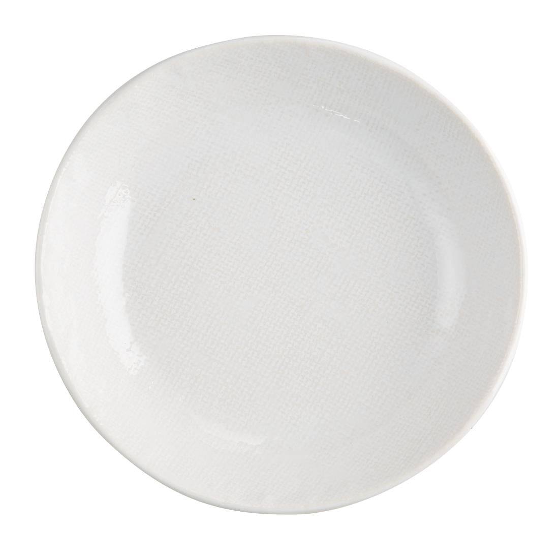 Olympia Denim White Coupe Bowls 220mm (Pack of 6) - FU228  Olympia